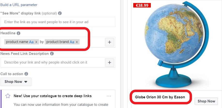 Facebook-dynamische-Anzeigen-Feed-Marketing-Tipps-Titeloptimierung
